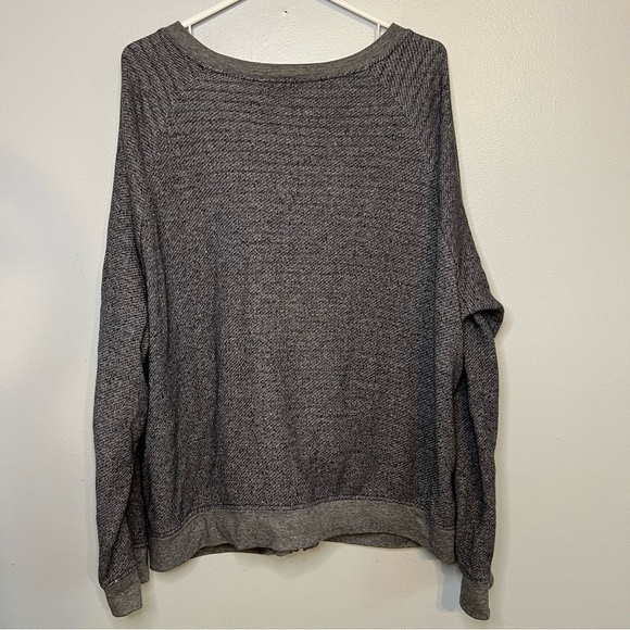 J Jill Cotton Full Zip Sweater Jacket Pocket Gray Sz XL Casual Fall Loungewear - Picture 7 of 9